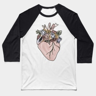 Anatomical Heart/ medicine/ surgery/flower/doctor Baseball T-Shirt